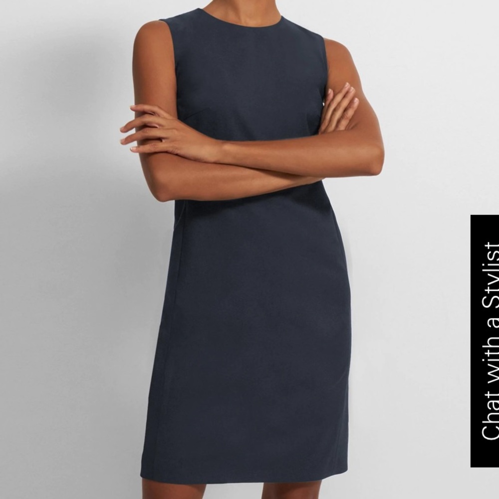 Theory Navy Business Casual Dress